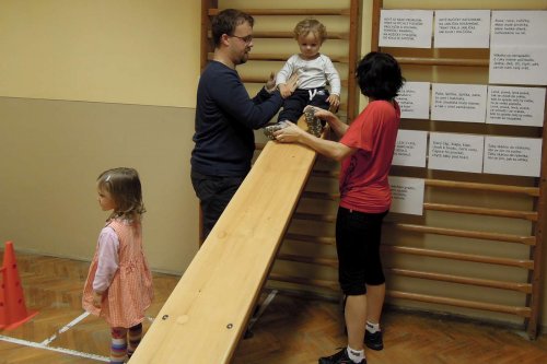 Hravé cvičení pro děti a rodiče - 7.11.2013